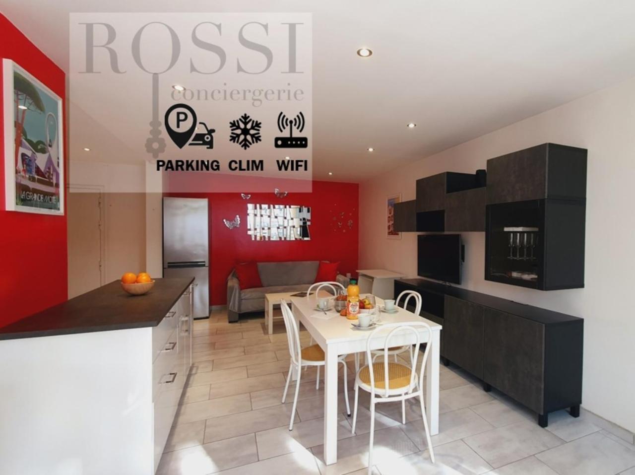 Apartment T2 Centre-ville Parking Clim Wifi - Rossiconciergerie - Linge Inclus